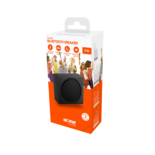 Портативна акустика ACME PS101 Portable Bluetooth speaker (4770070879474) Black купити в Україні | Telemart фото