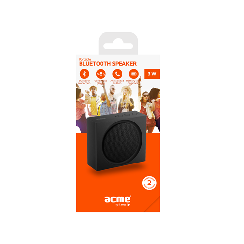 Портативна акустика ACME PS101 Portable Bluetooth speaker (4770070879474) Black купити в Україні | Telemart фото