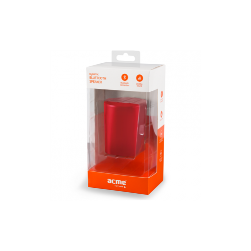 Портативна акустика ACME SP109R Dynamic Bluetooth speaker (4770070879405) Red купити в Україні | Telemart фото