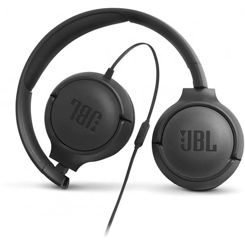 Купить Наушники JBL Tune 500 (JBLT500BLK) Black - цена в Харькове, Киеве, Днепре, Одессе
в интернет-магазине Telemart фото