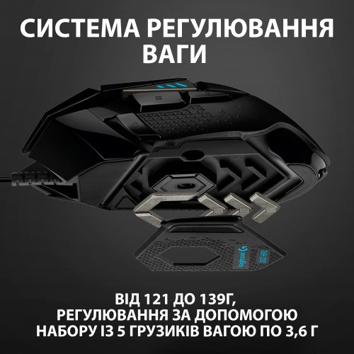 Фото Мышка Logitech G502 Hero (910-005470) Black