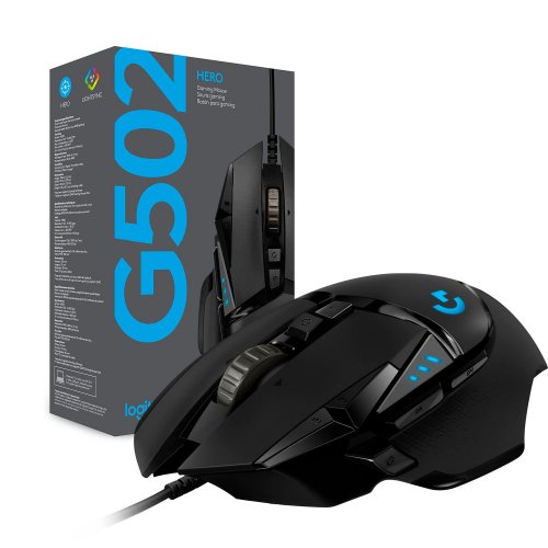 Photo Mouse Logitech G502 Hero (910-005470) Black