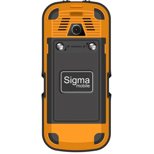 Купить Мобильный телефон Sigma mobile X-treme IP67 Dual Sim Black-Orange - цена в Харькове, Киеве, Днепре, Одессе
в интернет-магазине Telemart фото