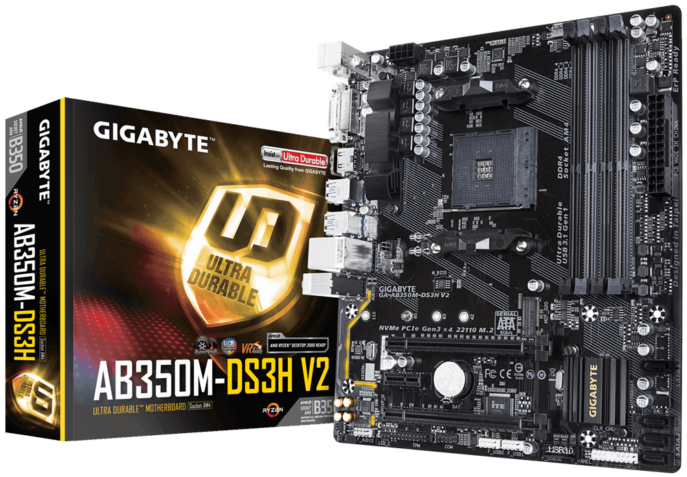 Gigabyte ab350m ds3h v2 подключение rgb