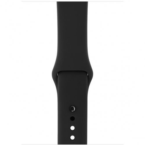 Photo Apple Watch Series 3 GPS 42mm Aluminium Case with Black Sport Band (MTF32) Space Grey