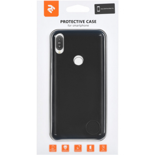 Чохол 2E для Asus ZenFone Max Pro (ZB602KL) PU Case (2E-AS-ZF-MPR-MCPUB) Black купити в Україні | Telemart фото