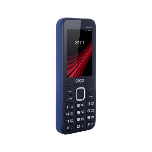 Купить Мобильный телефон ERGO F243 Swift Dual Sim Blue - цена в Харькове, Киеве, Днепре, Одессе
в интернет-магазине Telemart фото