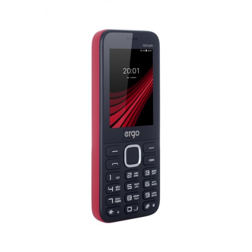 Купити Мобільний телефон ERGO F243 Swift Dual Sim Red - ціна в Києві, Львові, Вінниці, Хмельницькому, Франківську, Україні | інтернет-магазин TELEMART.UA фото