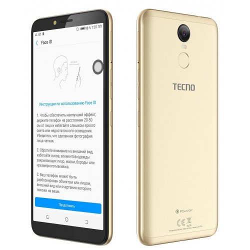 Купить Мобильный телефон TECNO Pouvoir 2 Pro DualSim 3/32GB (680576169945) Champagne Gold - цена в Харькове, Киеве, Днепре, Одессе
в интернет-магазине Telemart фото