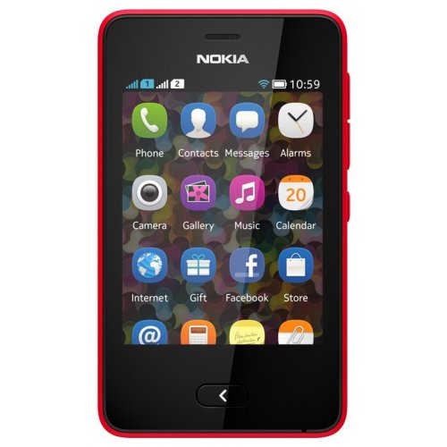 Мобильный телефон Nokia Asha 501 Dual Sim Red купить в Украине: Киев, Днепр, Харьков, Одесса  | Низкая цена, отзывы, характеристики от TELEMART фото