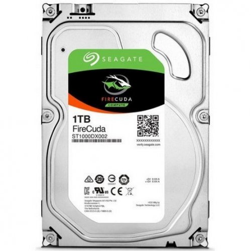 Фото Жорсткий диск Seagate FireCuda (SSHD) 1TB 64MB 7200RPM 3.5'' (ST1000DX002 FR) Factory Recertified