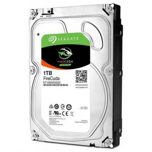 Photo Seagate FireCuda (SSHD) 1TB 64MB 7200RPM 3.5'' (ST1000DX002 FR) Factory Recertified