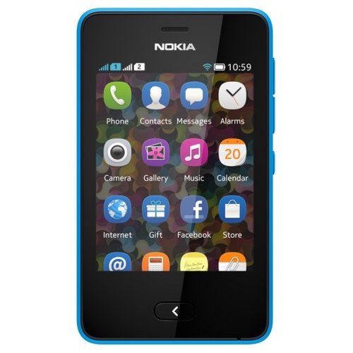 Мобильный телефон Nokia Asha 501 Dual Sim Cyan купить в Украине: Киев, Днепр, Харьков, Одесса  | Низкая цена, отзывы, характеристики от TELEMART фото