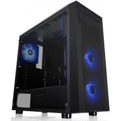 Корпус Thermaltake Versa J22 Tempered Glass RGB Edition Window без БП (CA-1L5-00M1WN-01) Black