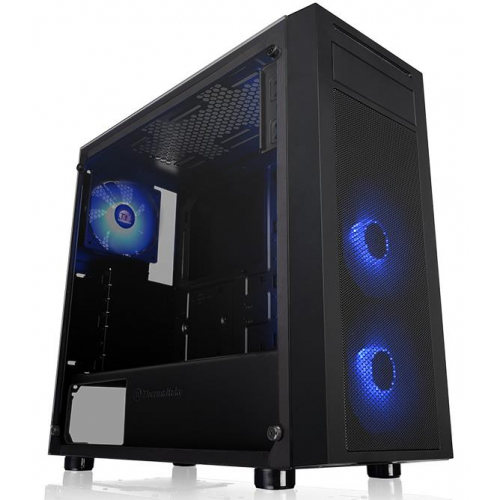 Купить Корпус Thermaltake Versa J22 Tempered Glass RGB Edition Window без БП (CA-1L5-00M1WN-01) Black с проверкой совместимости: обзор, характеристики, цена в Киеве, Днепре, Одессе, Харькове, Украине | интернет-магазин TELEMART.UA фото