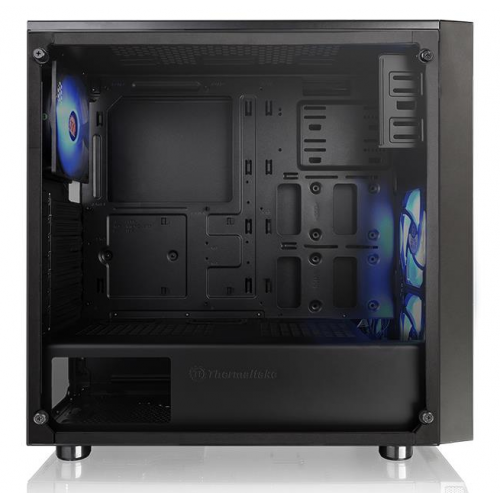 Купить Корпус Thermaltake Versa J22 Tempered Glass RGB Edition Window без БП (CA-1L5-00M1WN-01) Black с проверкой совместимости: обзор, характеристики, цена в Киеве, Днепре, Одессе, Харькове, Украине | интернет-магазин TELEMART.UA фото