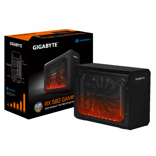 Продати Відеокарта Gigabyte Radeon RX 580 Gaming Box 8192MB (GV-RX580IXEB-8GD) Thunderbolt 3 за Trade-In у інтернет-магазині Телемарт - Київ, Дніпро, Україна фото