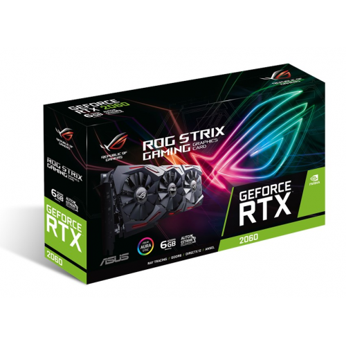 Фото Видеокарта Asus ROG GeForce RTX 2060 STRIX 6144MB (ROG-STRIX-RTX2060-6G-GAMING)