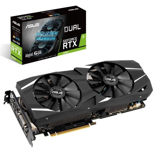 Продать Видеокарта Asus GeForce RTX 2060 Dual Advanced edition 6144MB (DUAL-RTX2060-A6G) по Trade-In интернет-магазине Телемарт - Киев, Днепр, Украина фото