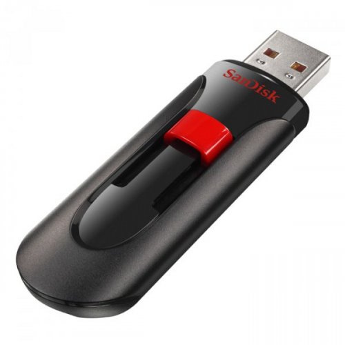 

SanDisk Cruzer Glide 64GB USB 2.0 (SDCZ60-064G-B35) Black/Red
