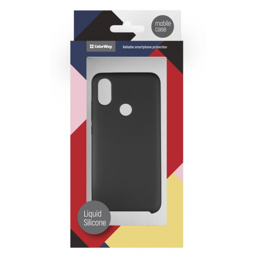 Чехол ColorWay Liquid Silicone для Xiaomi Mi 8 (CW-CLSXMI8-BK) Black купить в Украине: Киев, Днепр, Харьков, Одесса  | Низкая цена, отзывы, характеристики от TELEMART фото