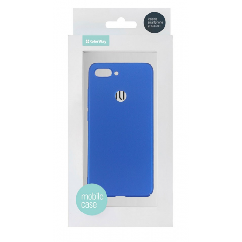 Чехол ColorWay PC для Xiaomi Mi 8 Lite (CW-CPLXMI8L-BU) Blue купить в Украине: Киев, Днепр, Харьков, Одесса  | Низкая цена, отзывы, характеристики от TELEMART фото