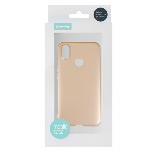 Чохол ColorWay PC для Xiaomi Mi A2 (CW-CPLXA2-GD) Gold купити в Україні: Київ, Львів, Хмельницький, Тернопіль, Івано-Франківськ | Низька ціна, відгуки, характеристики від TELEMART фото