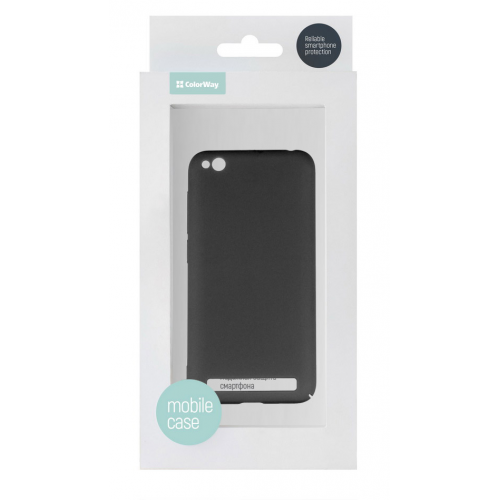 Чехол ColorWay PC для Xiaomi Redmi 5A (CW-CPLXR5A-BK) Black купить в Украине: Киев, Днепр, Харьков, Одесса  | Низкая цена, отзывы, характеристики от TELEMART фото