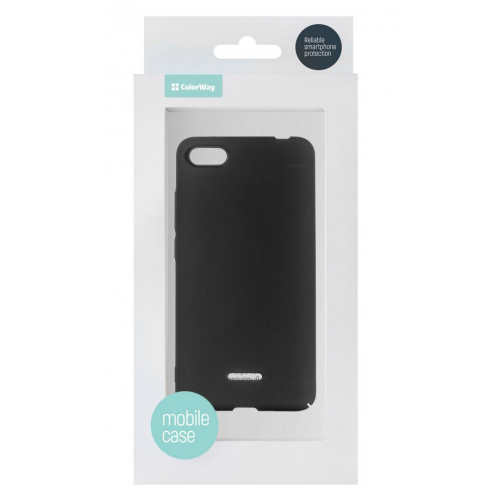 Чохол ColorWay PC для Xiaomi Redmi 6A (CW-CPLXR6A-BK) Black купити в Україні: Київ, Львів, Хмельницький, Тернопіль, Івано-Франківськ | Низька ціна, відгуки, характеристики від TELEMART фото