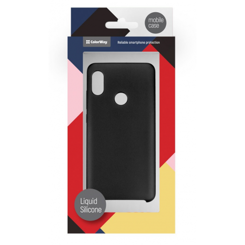Купить Чехол ColorWay Liquid Silicone для Xiaomi Redmi Note 5 (CW-CLSXRN5-BK) Black - цена в Харькове, Киеве, Днепре, Одессе
в интернет-магазине Telemart фото