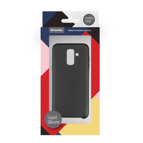 Чохол ColorWay Liquid Silicone для Samsung A605 (CW-CLSSGA605-BK) Black купити в Україні: Київ, Львів, Хмельницький, Тернопіль, Івано-Франківськ | Низька ціна, відгуки, характеристики від TELEMART фото