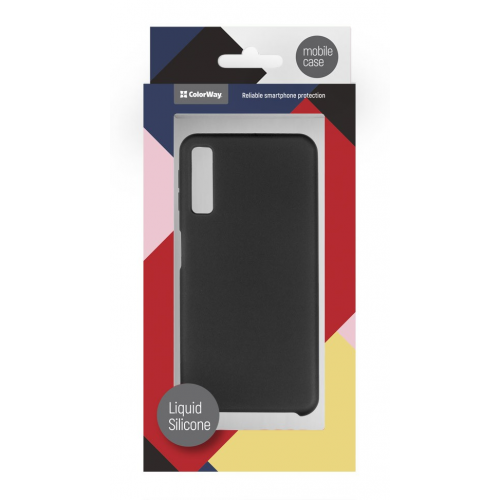 Чохол ColorWay Liquid Silicone для Samsung A750 (2018) (CW-CLSSGA750-BK) Black купити в Україні | Telemart фото
