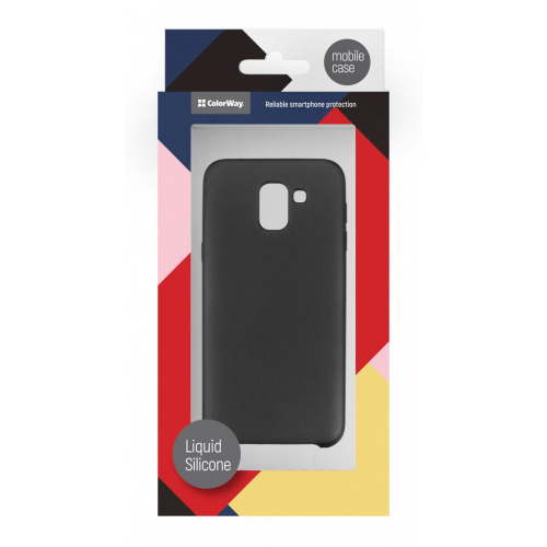 Чохол ColorWay Liquid Silicone для Samsung J600 (CW-CLSSGJ600-BK) Black купити в Україні: Київ, Львів, Хмельницький, Тернопіль, Івано-Франківськ | Низька ціна, відгуки, характеристики від TELEMART фото