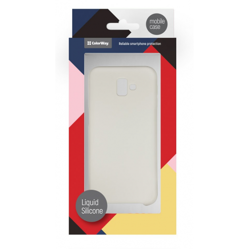 Чехол ColorWay Liquid Silicone для Samsung J6 plus (J610) (CW-CLSSGJ610F-GY) Grey купить в Украине | Telemart фото