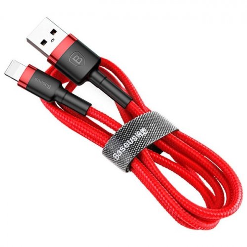 

Baseus Cafule Cable USB to Lightning 2.4A 0.5m (CALKLF-A09) Red