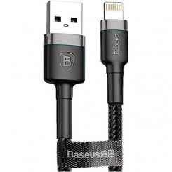 Кабель Baseus Cafule Cable USB to Lightning 1.5A 2m (CALKLF-CG1) Grey/Black