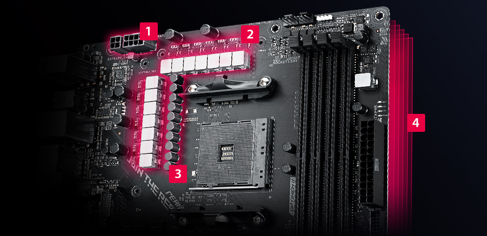 Підсистема живлення ROG Strix B550-F Gaming