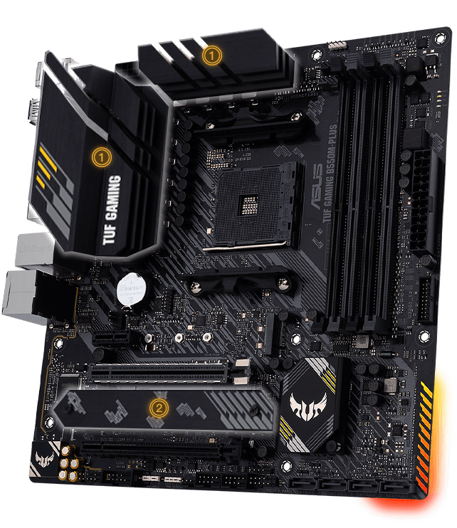 Охолодження TUF Gaming B550M-Plus