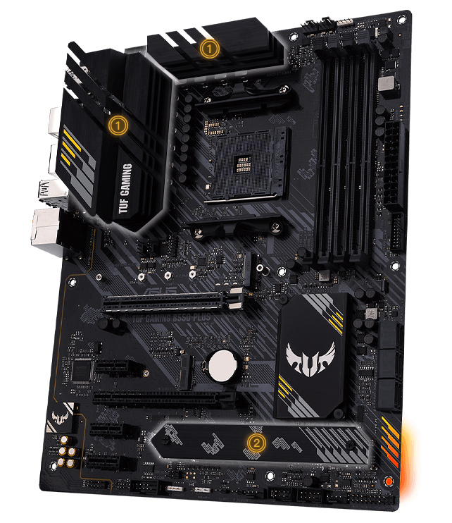 Охолодження TUF Gaming B550-Plus