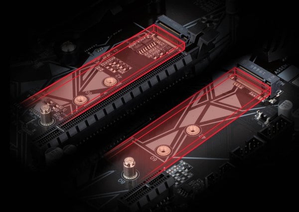 Два M.2 NVMe до 64 Гбіт/с