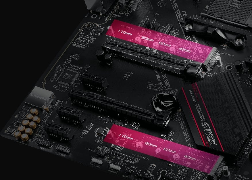 Два слоти M.2, один — PCIe 4.0