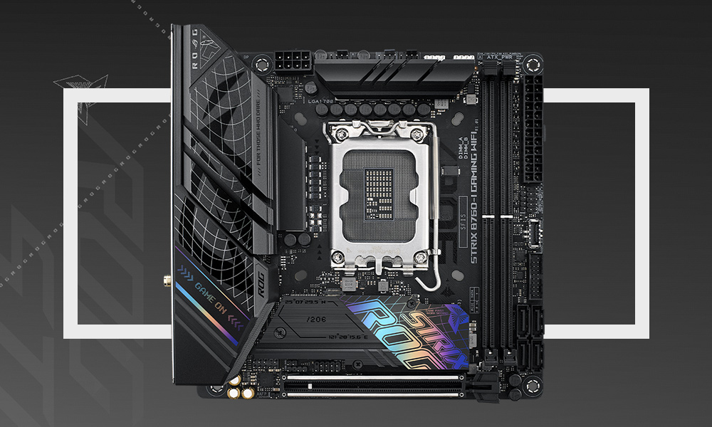 Дизайн ROG Strix B760-I Gaming WiFi