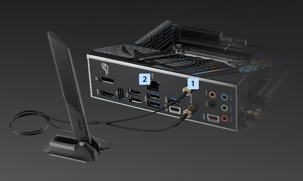 Мережеві можливості ROG Strix B760-I Gaming WiFi