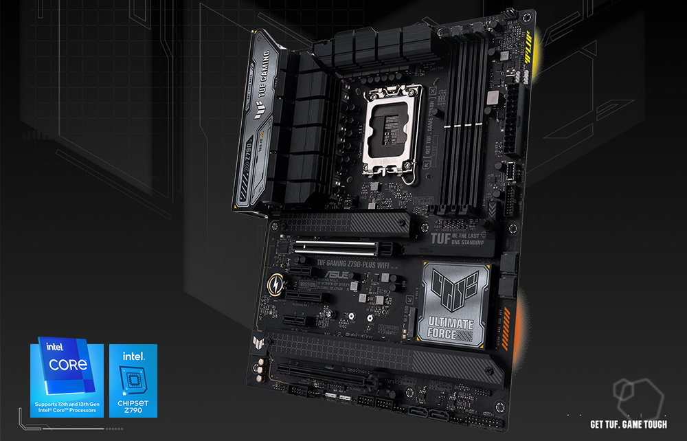 Материнська плата ASUS TUF Gaming Z790-Plus WiFi — загальний вигляд