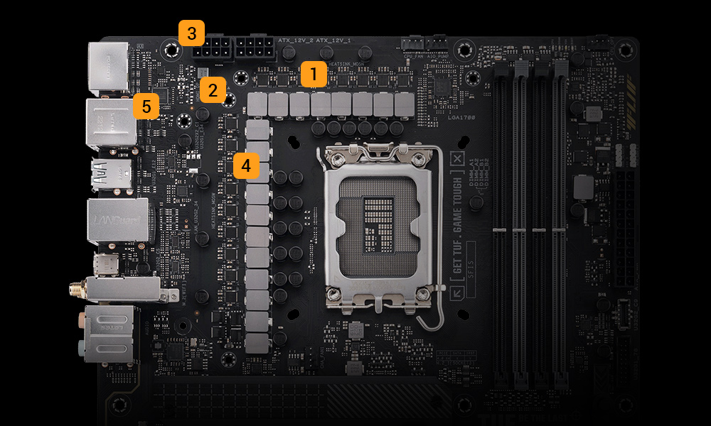 Система живлення TUF Gaming Z790-Plus WiFi