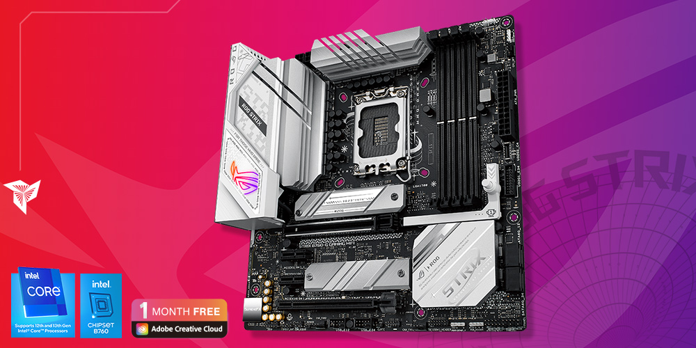 Материнська плата ASUS ROG Strix B760-G Gaming WiFi — загальний вигляд