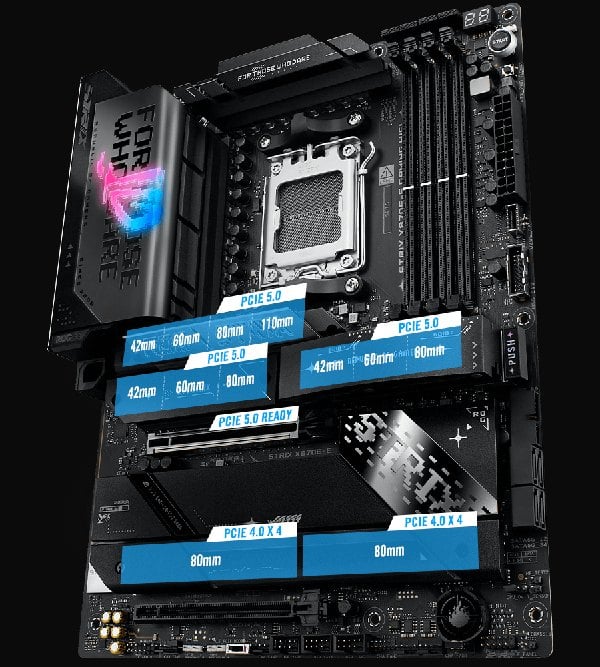 PCIe 5.0 від слота до накопичувача