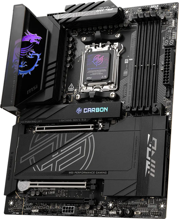 Флагманська ATX-плата в кольорі carbon black