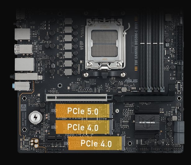 M.2 PCIe 5.0 — до 128 Гбіт/с
