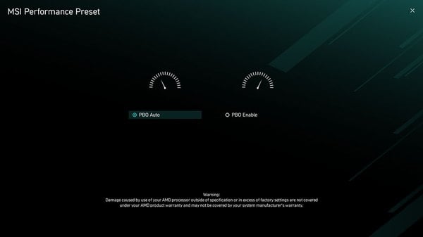 Performance Preset